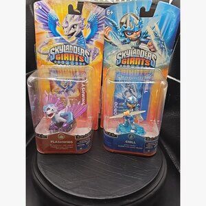 Skylanders Giants Lot Of 2 FLASHWING/ CHILL New Open Box SEE DESCRIPTION/photos